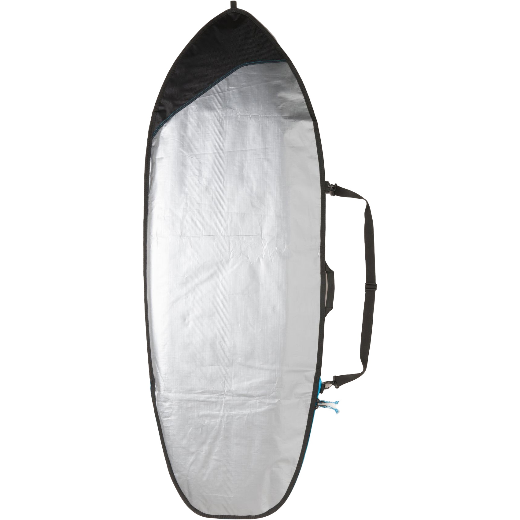 2026 Bulldog Essentials Fisch Surfbrett Tasche Bdbbef - Grau / Cyan